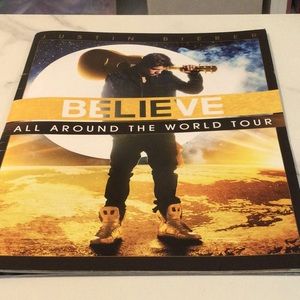 Justin Bieber Believe concert tour book